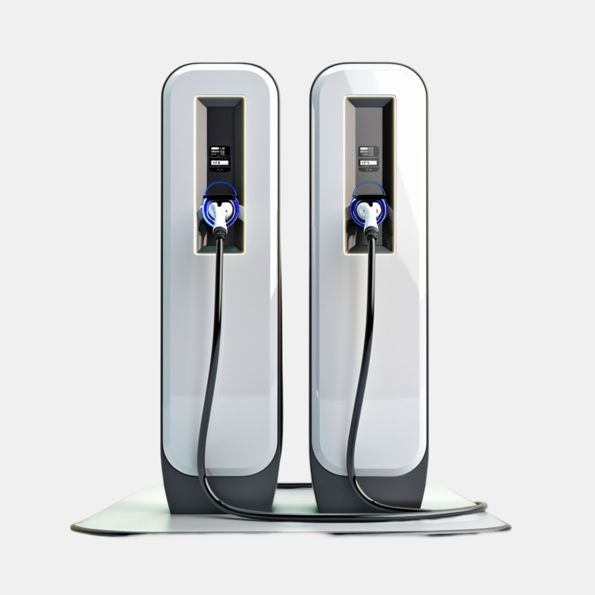 Floor Mounted 2 Guns DC EV Charger
